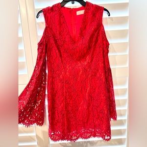 Keepsake lace dress.